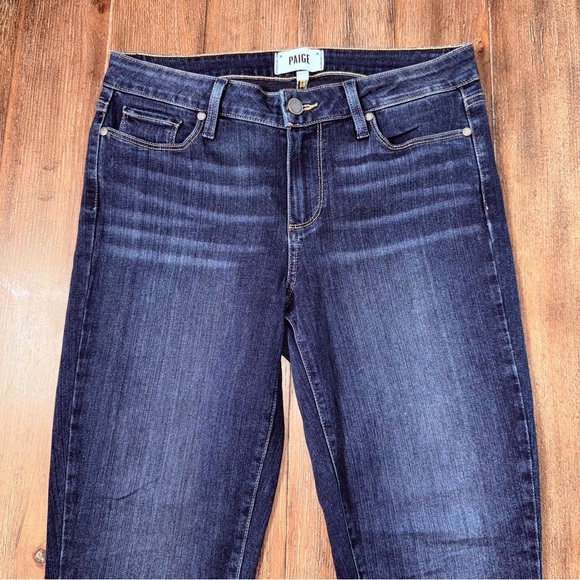 Paige Verdugo Ankle Jeans dark blue 29 mid rise boyfriend - Picture 3 of 8